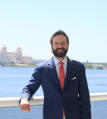 Matti Christian Anttila, Founder & CEO of The Zahra Group, photographed on a waterfront terrace